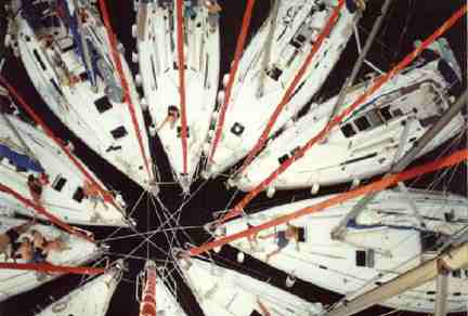 A view from the crows' nest of the fleet